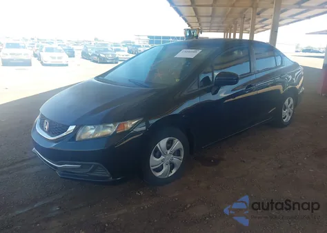2014 Honda Civic Lx z USA, uszkodzony, nr VIN 2HGFB2F57EH512409